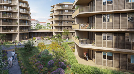 Programme immobilier neuf Les Terrasses des Muguets - Nanterre quartier des Muguets à deux pas du tramway (92000) - Référence : 16636