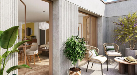 Programme immobilier neuf EKLO - Nanterre résidence verdoyante proche La Défense et RER E (92000) - Référence : 17766