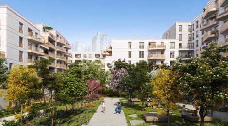 Programme immobilier neuf EKLO - Nanterre résidence verdoyante proche La Défense et RER E (92000) - Référence : 17766