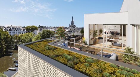 Programme immobilier neuf STREAM - Nantes : 24 appartements neufs T1–T5 avec vue sur l’île de Versailles (44000) - Référence : 16938