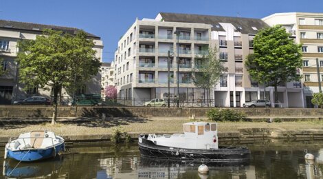 Programme immobilier neuf STREAM - Nantes : 24 appartements neufs T1–T5 avec vue sur l’île de Versailles (44000) - Référence : 16938