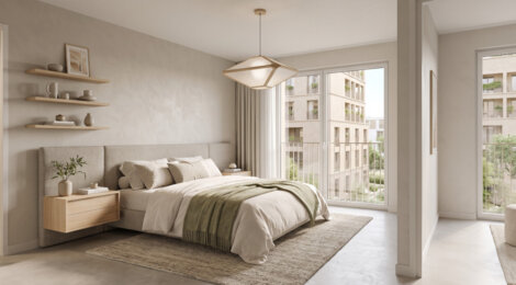 Programme immobilier neuf Le Mercoeur - Nantes : appartements neufs du 2 au 5 pièces proche Gare et Jardin des Plantes (44000) - Référence : 15516