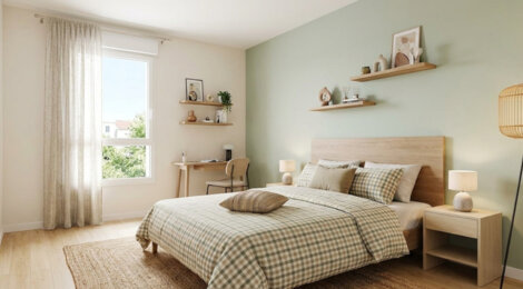 Programme immobilier neuf SYMBIOSE - NANTES CENTRE - Nantes : appartements neufs du studio au 4 pièces proche du parc de la Mitrie (44000) - Référence : 14970