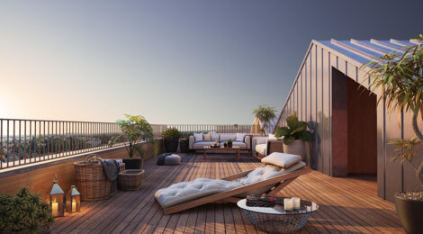 Programme immobilier neuf carré des officiers - Nantes : appartements neufs du studio au T5 dans le nouveau cœur de Saint Donatien (44000) - Référence : 9554