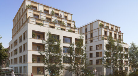 Programme immobilier neuf carré des officiers - Nantes : appartements neufs du studio au T5 dans le nouveau cœur de Saint Donatien (44000) - Référence : 9554