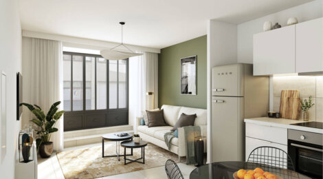 Programme immobilier neuf HOTEL DES COMPAGNONS - Nantes : Appartements studio–T2 avec terrasses, dispositif Malraux et proximité centre-ville (44000) - Référence : 14614