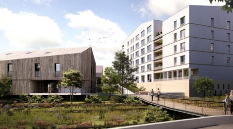 Programme immobilier neuf Amaryllis - Nantes : Appartements studio–T4 avec terrasses, parking sécurisé et proximité tramway (44000) - Référence : 14753
