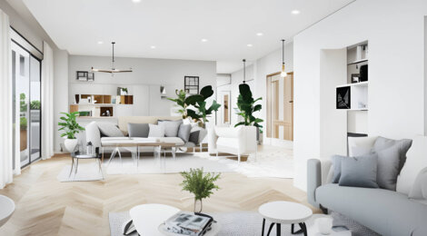 Programme immobilier neuf La Closerie - Nantes : Appartements studio–T4 et maisons T4 avec jardins, volets roulants et chauffage individuel dans le quartier Le Landreau (44000) - Référence : 14450