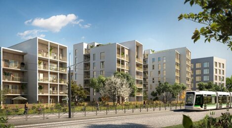Programme immobilier neuf ECLOZ - Nantes : Appartements studio–T5 avec balcons, terrasses et RT2012 à 15 min de la Vallée de l'Erdre (44000) - Référence : 14243