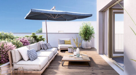 Programme immobilier neuf ECLOZ - Nantes : Appartements studio–T5 avec balcons, terrasses et RT2012 à 15 min de la Vallée de l'Erdre (44000) - Référence : 14243