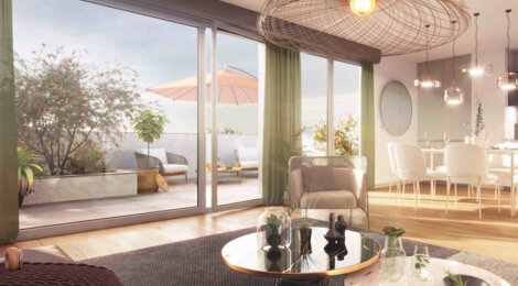 Programme immobilier neuf Sixtine - Nantes : Appartements studio–T5 avec terrasses, domotique et local vélo proche de la mairie Doulon (44000) - Référence : 6430