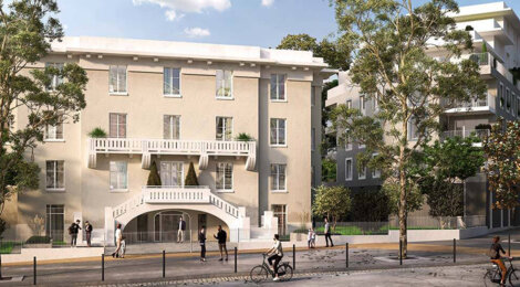 Programme immobilier neuf Cour Monselet - Nantes : Appartements studio–T5 avec terrasses, jardin paysager et parking dans le quartier Haut Pavé proche clinique Sourdille (44000) - Référence : 14436