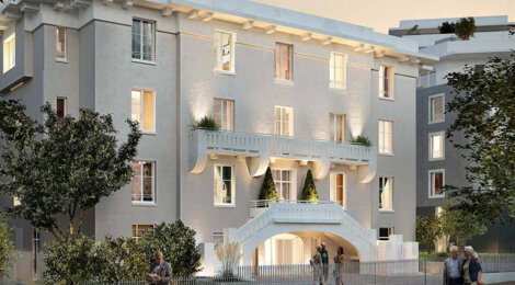 Programme immobilier neuf Cour Monselet - Nantes : Appartements studio–T5 avec terrasses, jardin paysager et parking dans le quartier Haut Pavé proche clinique Sourdille (44000) - Référence : 14436