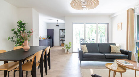 Programme immobilier neuf Terra Stilla - Nantes : Appartements studio–T5 avec terrasses, jardins partagés et toiture végétalisée dans le secteur Erdre proche Universités (44000) - Référence : 10979