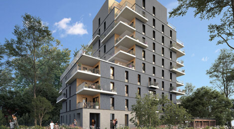 Programme immobilier neuf Terra Stilla - Nantes : Appartements studio–T5 avec terrasses, jardins partagés et toiture végétalisée dans le secteur Erdre proche Universités (44000) - Référence : 10979