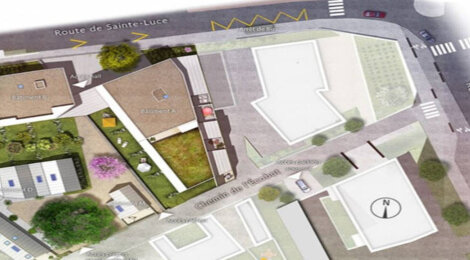 Programme immobilier neuf So Link - Nantes : Appartements T1–T4 avec patios, loggias et isolation phonique dans le secteur Doulon (44000) - Référence : 14188