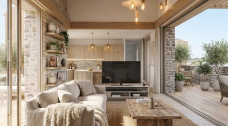 Programme immobilier neuf So Link - Nantes : Appartements T1–T4 avec patios, loggias et isolation phonique dans le secteur Doulon (44000) - Référence : 14188