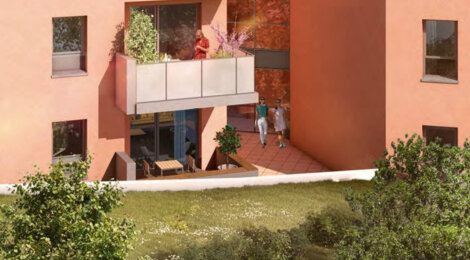 Programme immobilier neuf Ambre - Nantes : Appartements T2–T4 avec terrasses, cuisine aménagée et proximité porte de la Chapelle (44000) - Référence : 14475