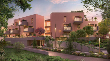 Programme immobilier neuf Ambre - Nantes : Appartements T2–T4 avec terrasses, cuisine aménagée et proximité porte de la Chapelle (44000) - Référence : 14475