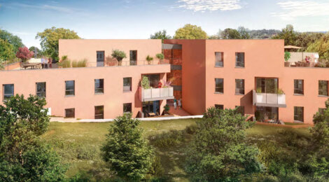 Programme immobilier neuf Ambre - Nantes : Appartements T2–T4 avec terrasses, cuisine aménagée et proximité porte de la Chapelle (44000) - Référence : 14475