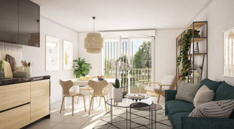 Programme immobilier neuf Boisea - Nantes : Appartements T2–T4 avec terrasses, parking sécurisé et proximité quartier Erdre Porterie (44000) - Référence : 14639