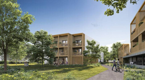 Programme immobilier neuf Boisea - Nantes : Appartements T2–T4 avec terrasses, parking sécurisé et proximité quartier Erdre Porterie (44000) - Référence : 14639