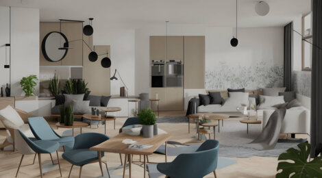 Programme immobilier neuf Baccara - Nantes : Appartements T2–T5 avec terrasses, loggias et parking sécurisé proche du Rond-point de Paris (44000) - Référence : 14253