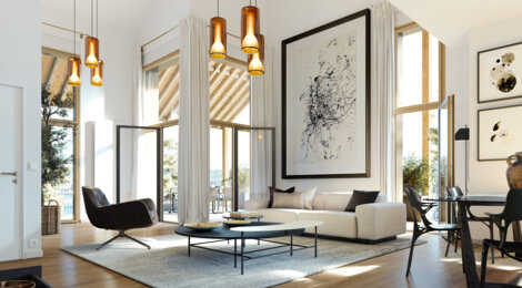 Programme immobilier neuf Ilot Bergeron - Nantes : Appartements T2–T5 avec terrasses, parking sécurisé et proximité quartier de la Création (44000) - Référence : 7106