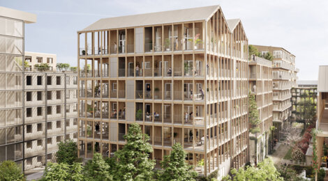 Programme immobilier neuf Ilot Bergeron - Nantes : Appartements T2–T5 avec terrasses, parking sécurisé et proximité quartier de la Création (44000) - Référence : 7106