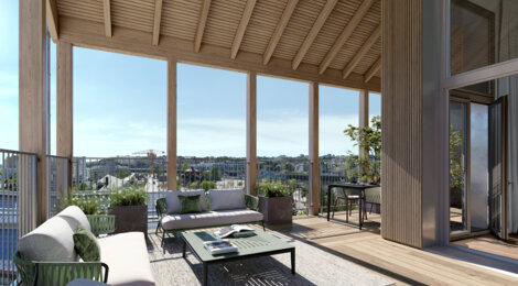 Programme immobilier neuf Ilot Bergeron - Nantes : Appartements T2–T5 avec terrasses, parking sécurisé et proximité quartier de la Création (44000) - Référence : 7106