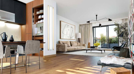 Programme immobilier neuf Coeur ZOLA - Nantes : Appartements T2–T5 et maisons duplex avec terrasses, fibre optique et proximité quartier Zola (44000) - Référence : 14537