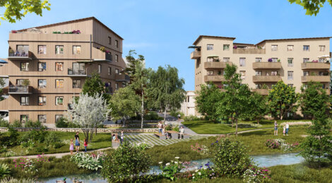 Programme immobilier neuf RIVA VERDE - Nantes cadre verdoyant à Doulon-Gohards (44000) - Référence : 17755