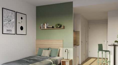 Programme immobilier neuf KLEEZI | GARE NANTES - Nantes investir en résidence étudiante au cœur d’EuroNantes (44000) - Référence : 17914