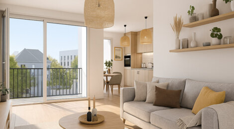 Programme immobilier neuf COSYTIM - NANTES - ILE DE VERSAILLES - Nantes investissement LMNP proche de l’Erdre (44000) - Référence : 15570