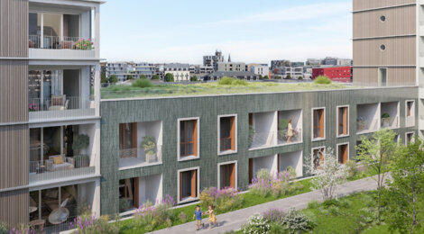Programme immobilier neuf COCO - Nantes quartier République, des appartements lumineux avec extérieur privatif (44000) - Référence : 17546