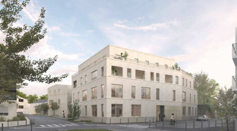 Programme immobilier neuf MONCLER - Nantes quartier Saint-Donatien  proche du tramway T2 (44000) - Référence : 13274
