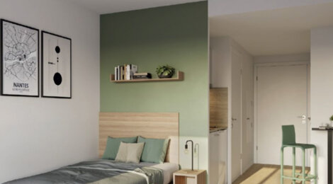 Programme immobilier neuf KLEEZI | ILE DE NANTES - Nantes résidence étudiante à deux pas de la place de la République (44000) - Référence : 16782