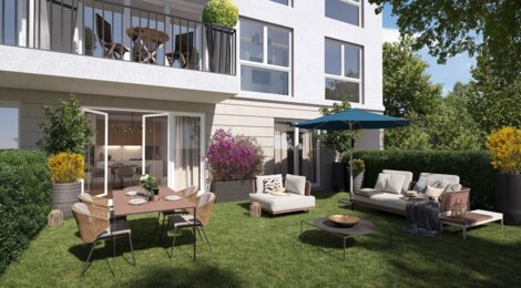 Programme immobilier neuf Les Jardins du Grand Pont - Nemours : appartements neufs T2–T4 à 200 m du Grand Pont (77140) - Référence : 15929