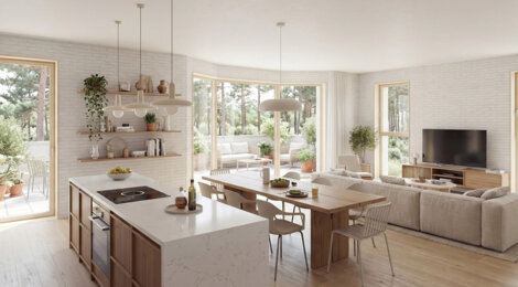 Programme immobilier neuf VILLAS HERISSON - Neufchâtel-Hardelot douceur de vivre près de la plage (62152) - Référence : 18160