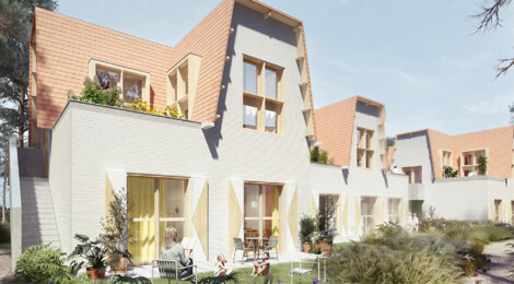 Programme immobilier neuf VILLAS HERISSON - Neufchâtel-Hardelot douceur de vivre près de la plage (62152) - Référence : 18160