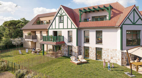 Programme immobilier neuf Pré Catelan - Neufchâtel-Hardelot proche de la plage et des golfs (62152) - Référence : 18337