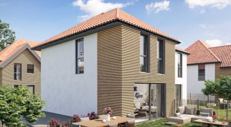 Programme immobilier neuf VILLAS WHITLEY - Neufchâtel-Hardelot : Villas T3 avec jardins privatifs, RT2012 et proximité forêt et centre-ville (62152) - Référence : 12538