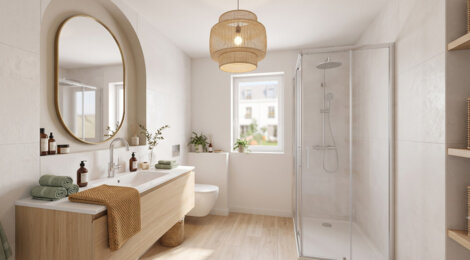 Programme immobilier neuf DOMAINE 14 - Neuilly-Plaisance : Appartements studio–T5 et maisons T5 avec jardins privatifs, volets électriques et proximité centre-ville (93360) - Référence : 14567
