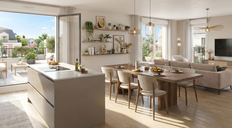 Programme immobilier neuf Villa AMANDA - Neuilly-Plaisance résidence contemporaine à 15 min à pied du RER A (93360) - Référence : 18293