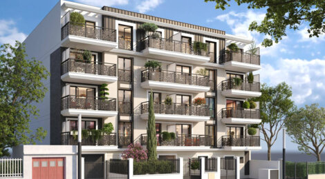 Programme immobilier neuf villa clementina - Neuilly-sur-Marne au coeur du centre-ville proche du RER A et E (93360) - Référence : 12245