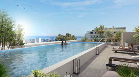 Programme immobilier neuf Sunset Riviera - Nice -  Nice : 165 appartements neufs du studio au 2 pièces en résidence de services (06000) - Référence : 14377