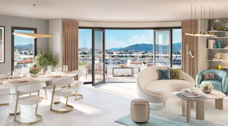 Programme immobilier neuf GARE DU SUD - VILLA ROSSA - Nice : appartements neufs contemporains dans le quartier Libération près de la gare du sud (06000) - Référence : 14376