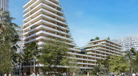 Programme immobilier neuf OASIS - Nice : appartements neufs écoresponsables dans l’Écoquartier Écovallée (06000) - Référence : 18262