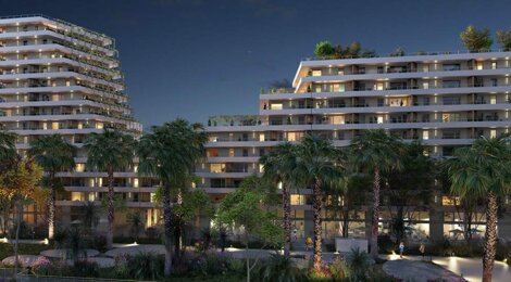 Programme immobilier neuf OASIS - Nice : appartements neufs écoresponsables dans l’Écoquartier Écovallée (06000) - Référence : 18262
