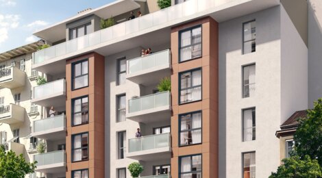 Programme immobilier neuf VILLA GABRIEL - Nice : appartements neufs T2–T4 à 50 m du tramway 1 (06000) - Référence : 14381
